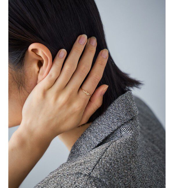 Jouete「[レイヤー] K10YG リング ノット」|リング|