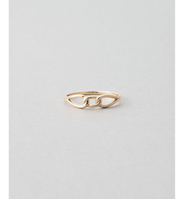 Jouete「[レイヤー] K10YG リング チェーン」|リング|イエローゴールド