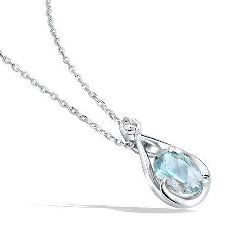 STAR JEWELRY「AQUAMARINE NECKLACE」|ネックレス|