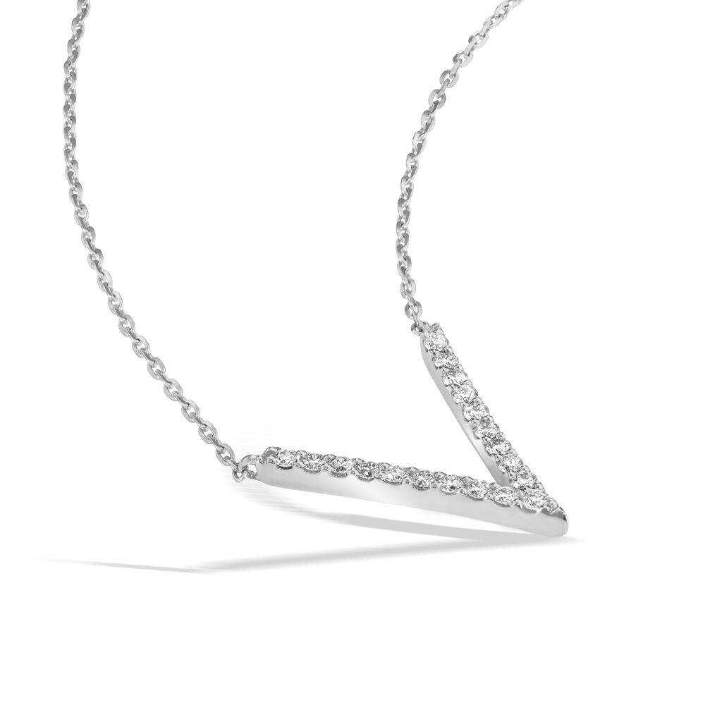 STAR JEWELRY「WISHBONE V NECKLACE」|ネックレス|