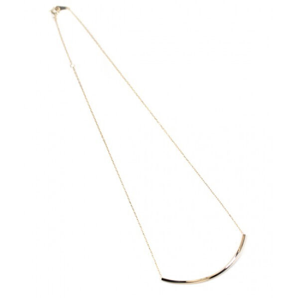  「ゴールド ライン ネックレス | K10YG」|ネックレス|