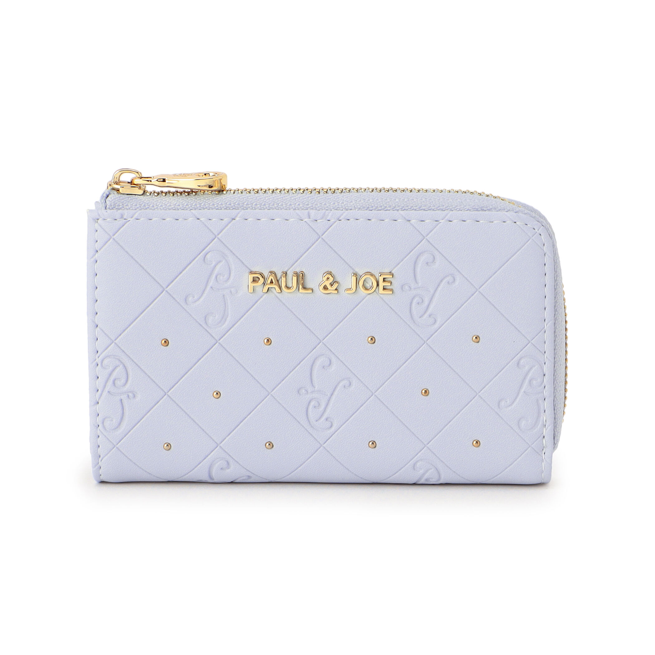 PAUL&JOE「キーケース／ロゴエンボス」|キーケース|ブルー