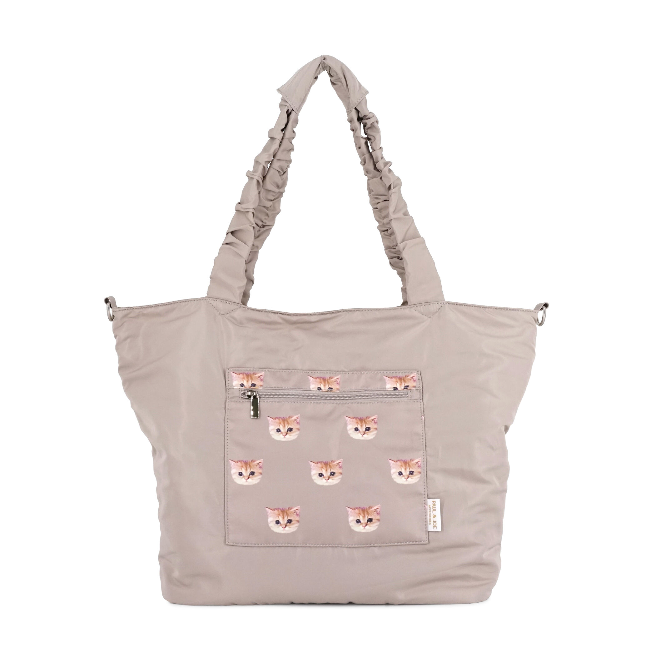 PAUL&JOE「トラベルトート／ヌネット」|トートバッグ|グレー