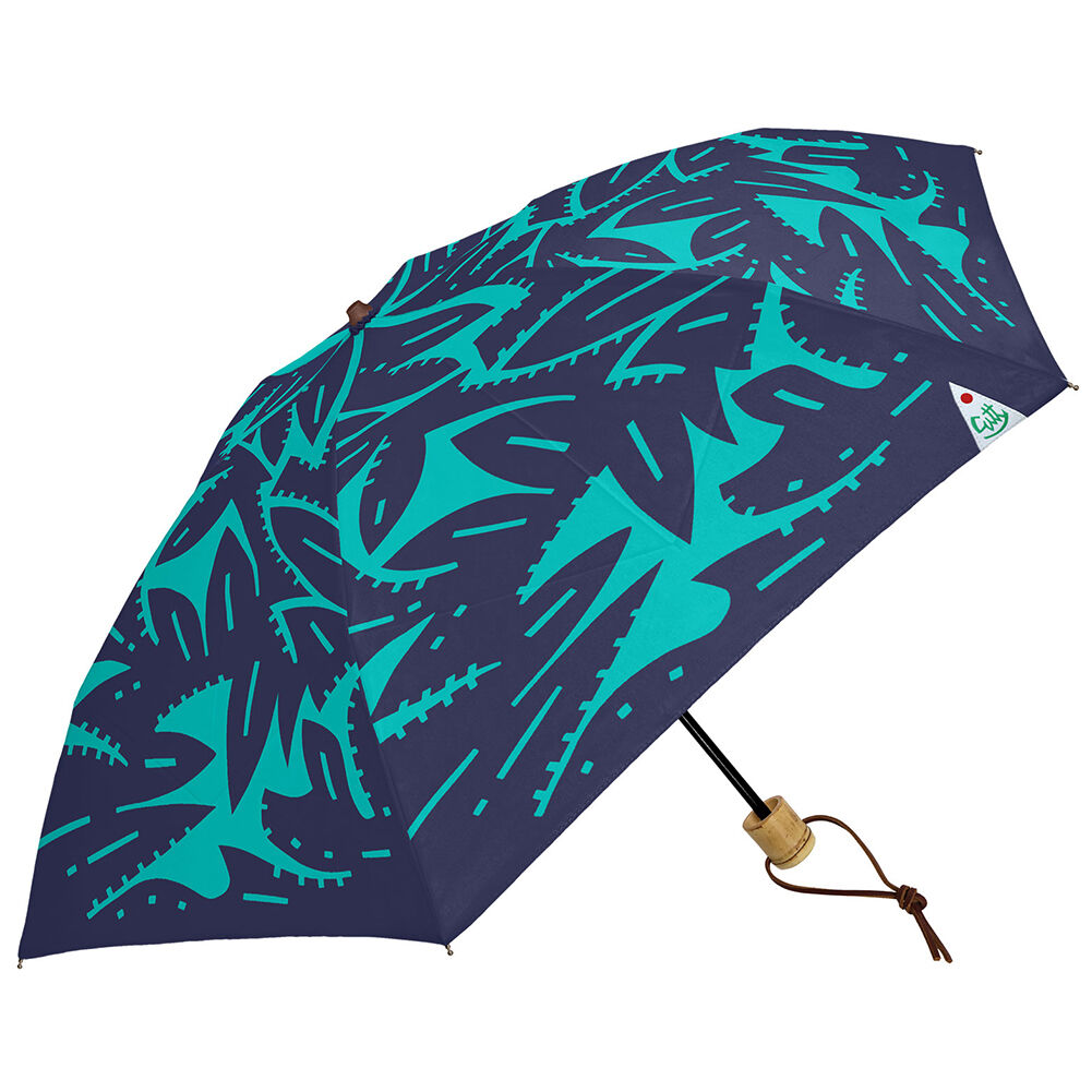 BACKYARD FAMILY「日傘 通販 折りたたみ レディース 軽量 おしゃれ 50cm かわいい 婦人傘 6本骨 パラソル」|傘|ブルー2