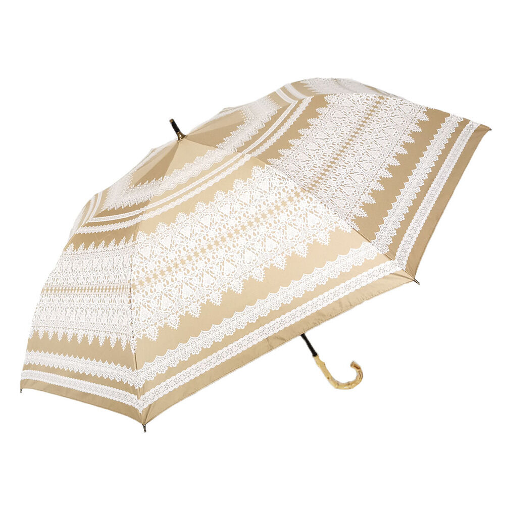 BACKYARD FAMILY「日傘 折りたたみ 遮光 晴雨兼用 軽量 通販 HYGGE ヒュッゲ ショートワイド 55cm」|傘|ベージュ3