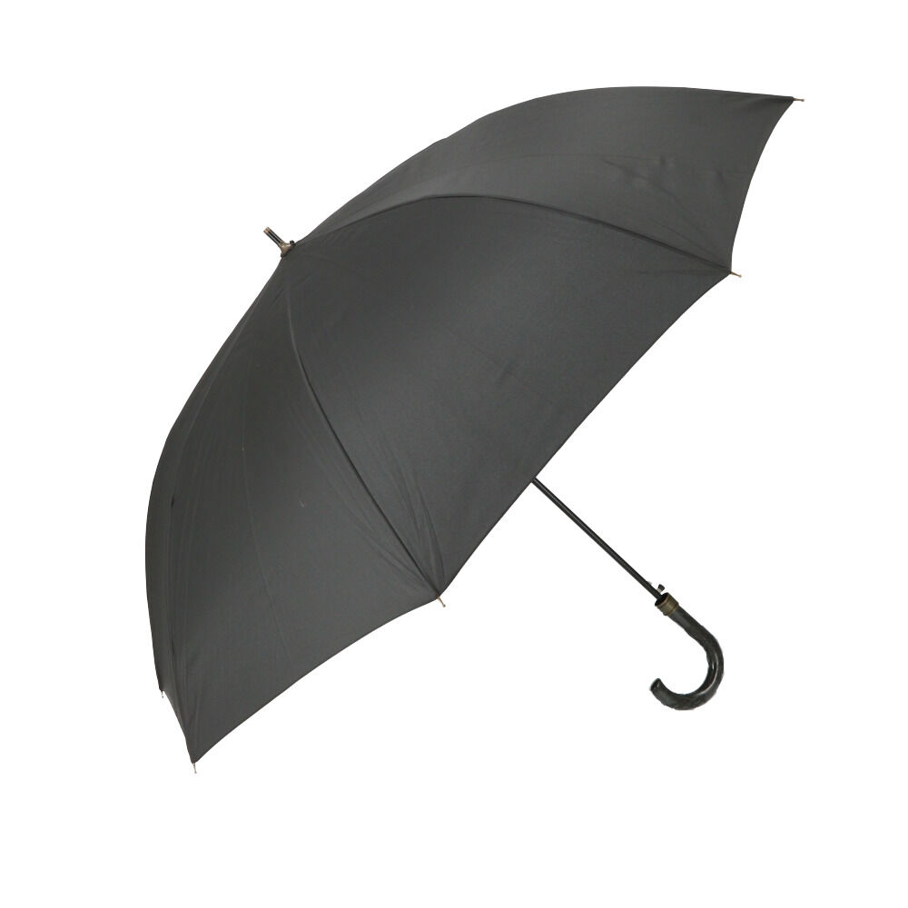 BACKYARD FAMILY「傘 メンズ 大きい 通販 70cm 紳士傘 長傘 かさ 70 軽量 グラスファイバー骨 丈夫」|傘|ブラック2