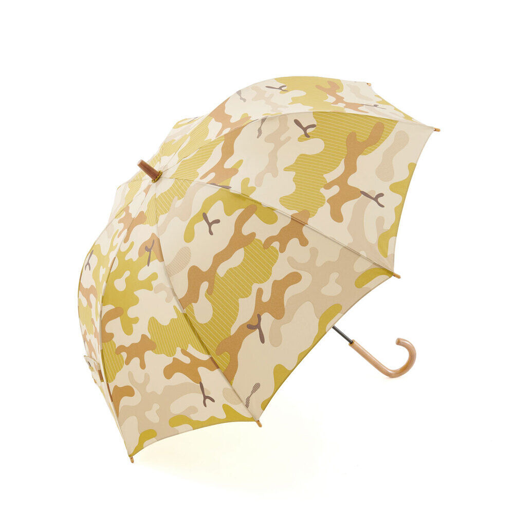 BACKYARD FAMILY「392 plus m 傘 レディース 通販 サンキューニプリュスエム 60 大きめ 長傘 60cm」|傘|ベージュ1