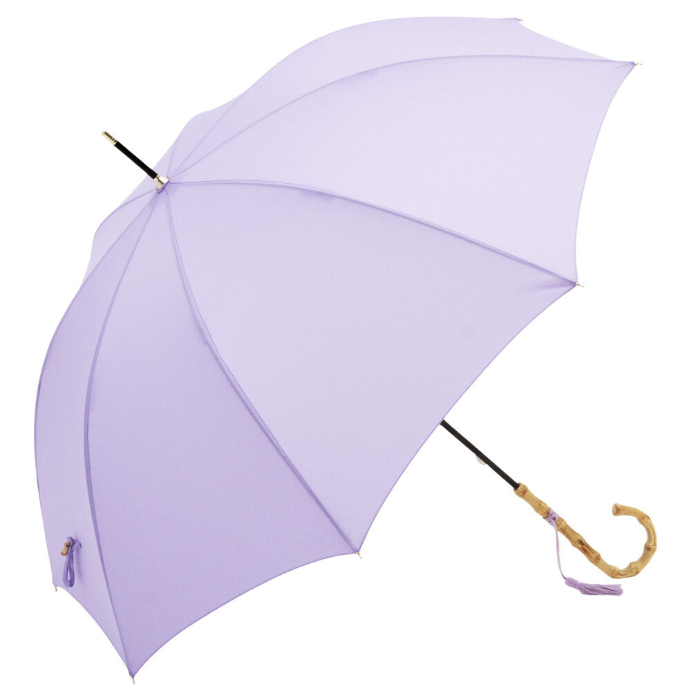 BACKYARD FAMILY「ビコーズ 傘 because 通販 雨傘 長傘 晴雨兼用 UVカット 日傘 58cm 58センチ」|傘|パープル1