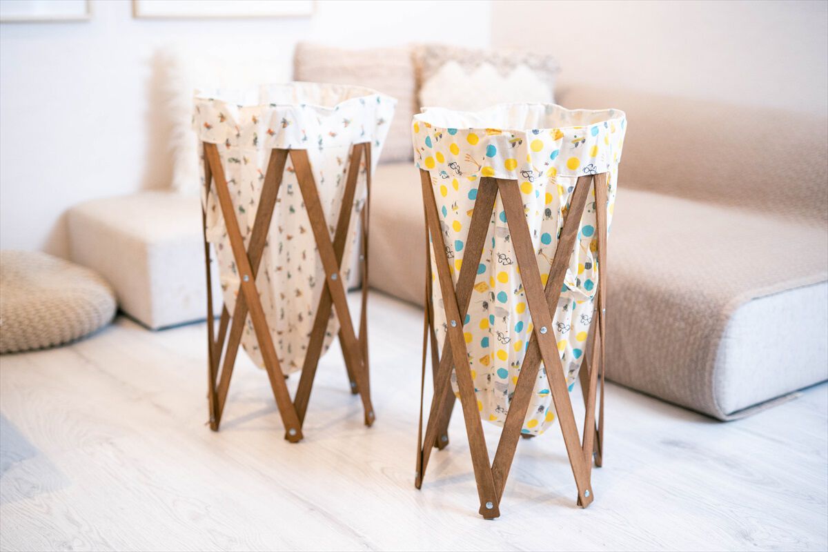 BACKYARD FAMILY「洗濯かご おしゃれ 楽天 洗濯カゴ ランドリーハンパー Leo Lionni EF-LSR03」|その他|