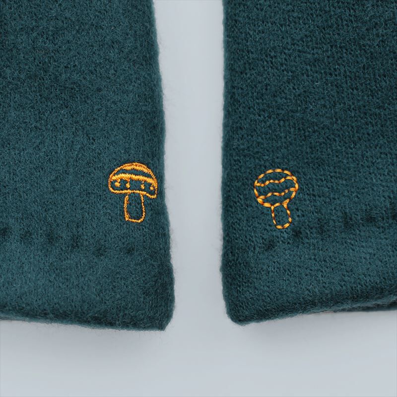 BACKYARD FAMILY「クロダ 手袋 レディース 通販 グローブ 手ぶくろ 暖かい かわいい 可愛い きのこ 刺繍 通勤」|手袋|