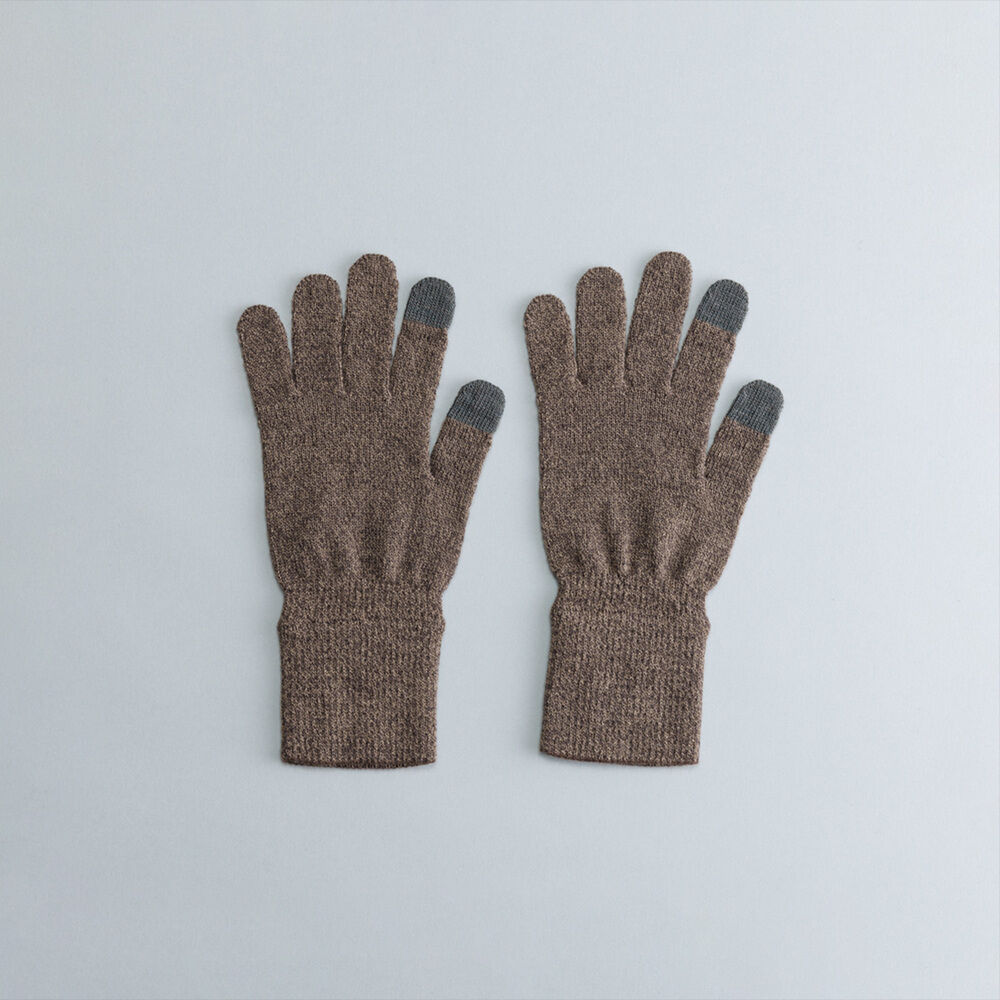 BACKYARD FAMILY「クロダ 手袋 レディース 通販 グローブ 手ぶくろ 暖かい かわいい スマートフォン対応 スマホ」|手袋|ブラウン1