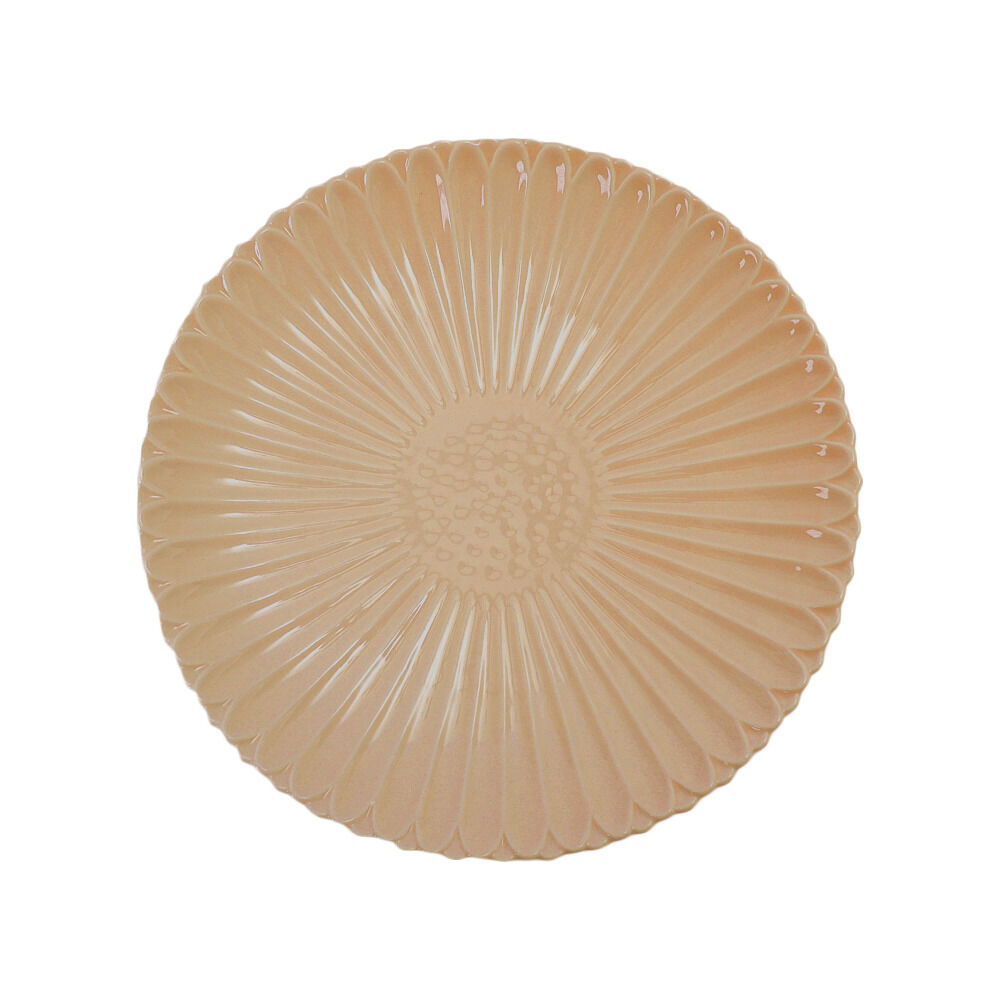 BACKYARD FAMILY「皿 おしゃれ 24cm 通販 波佐見焼 マリーゴールド プレート お皿 丸皿 食器 大皿 中皿」|食器・キッチングッズ|ベージュ1