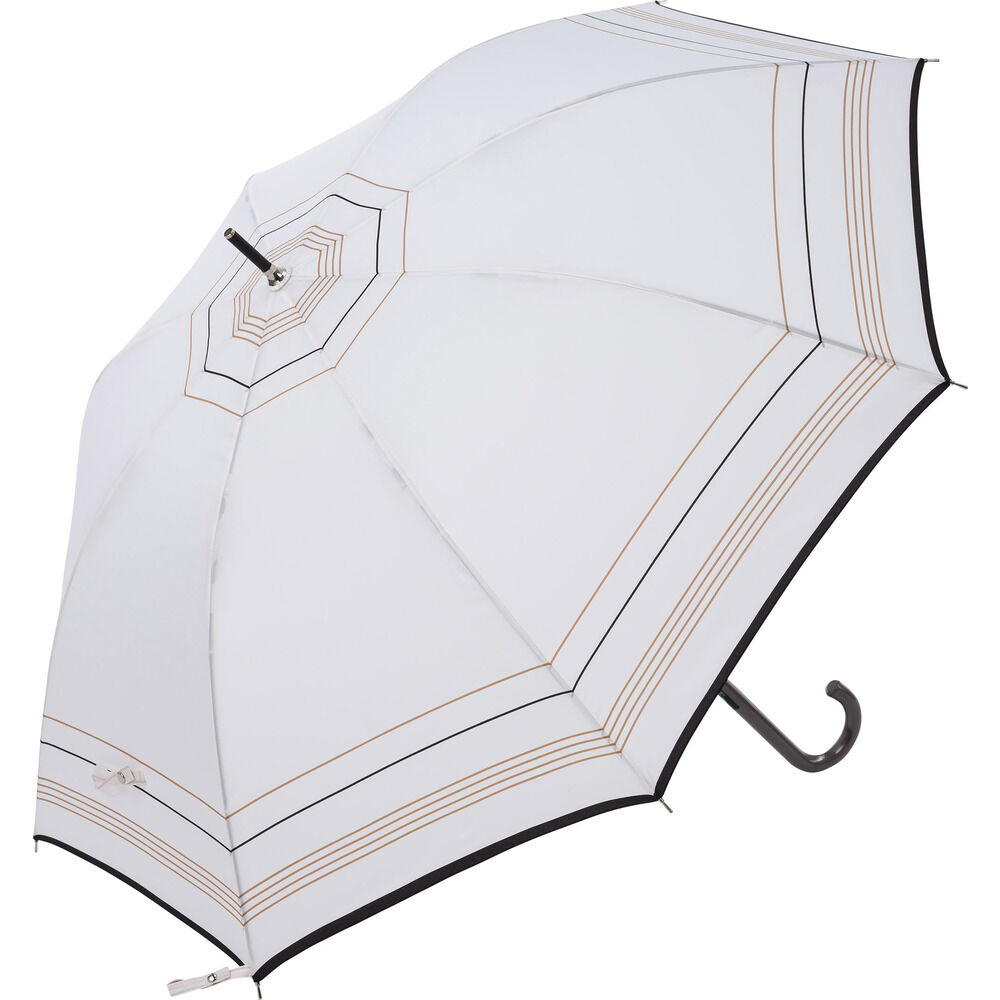BACKYARD FAMILY「逆さ傘 長傘 通販 ジャンプ傘 傘 かさ 60cm 雨傘 アンブレラ グラスファイバー 無地」|傘|ホワイト1
