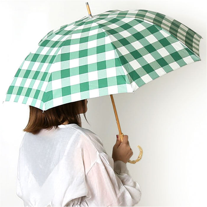 BACKYARD FAMILY「because ビコーズ 晴雨兼用 長傘 刺繍 通販 雨傘 日傘 晴雨兼用傘 傘 かさ カサ」|傘|