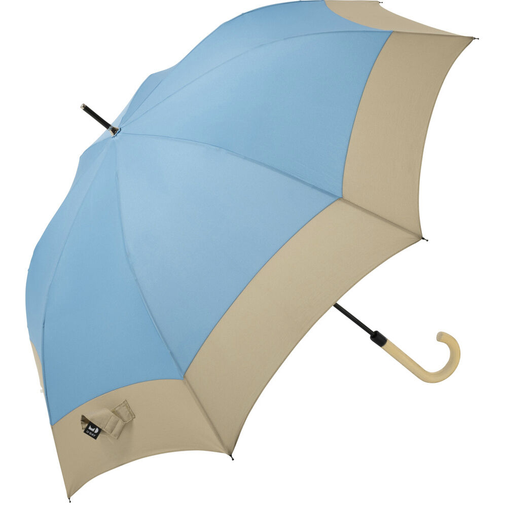 BACKYARD FAMILY「晴雨兼用 長傘 オシャレ 通販 ジャンプ傘 おしゃれ 晴雨兼用傘 レディース メンズ UVカット」|傘|ブルー3