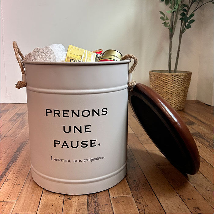 BACKYARD FAMILY「収納ボックス フタ付き イス 通販 収納 できる スツール 椅子 いす アビデ ポーズ」|その他|