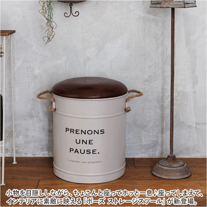 BACKYARD FAMILY「収納ボックス フタ付き イス 通販 収納 できる スツール 椅子 いす アビデ ポーズ」|その他|