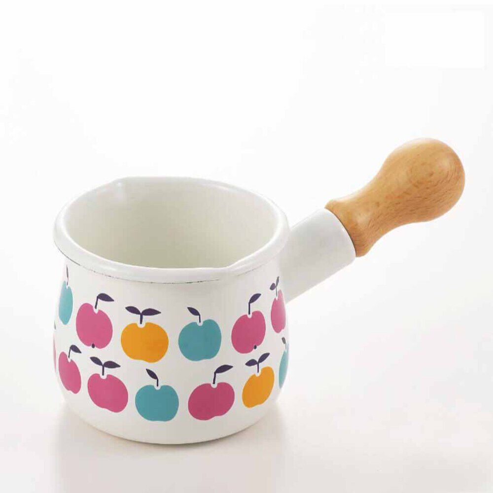 BACKYARD FAMILY「ミルクパン ホーロー 通販 琺瑯 ほうろう ホーロー鍋 琺瑯鍋 片手鍋 小さめ ガス火専用」|食器・キッチングッズ|ホワイト2