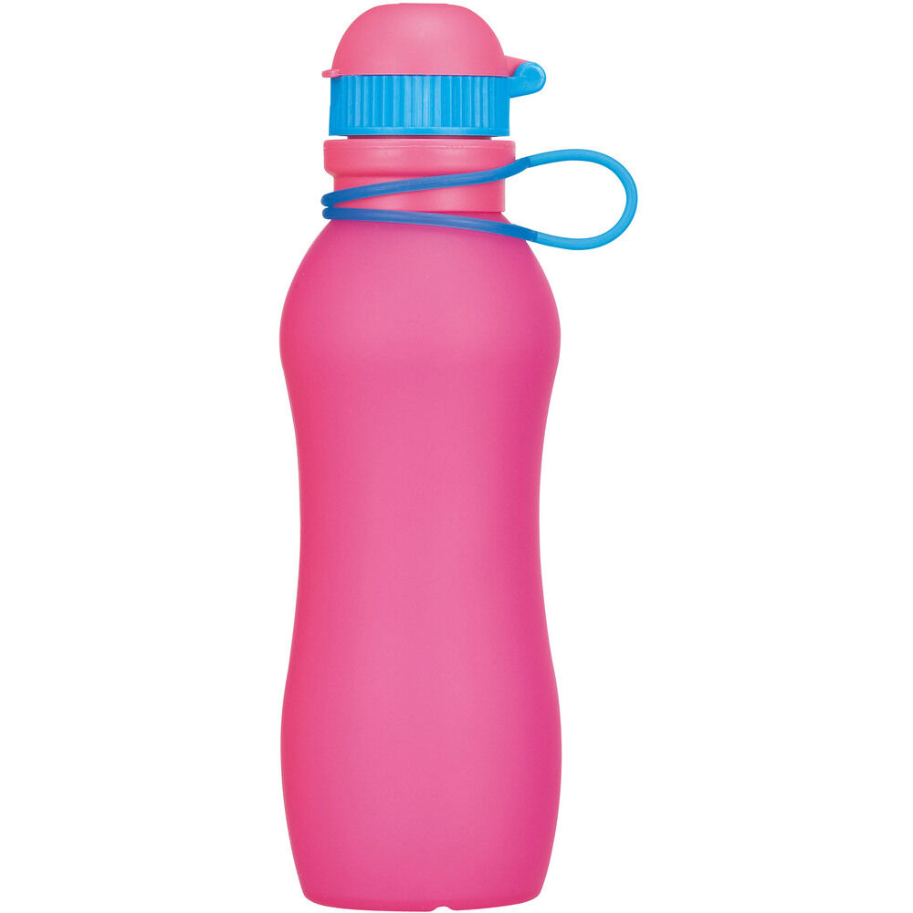 BACKYARD FAMILY「viv シリコンボトル 通販 水筒 500ml マイボトル 軽い 軽量 おしゃれ シリコン」|食器・キッチングッズ|ピンク1