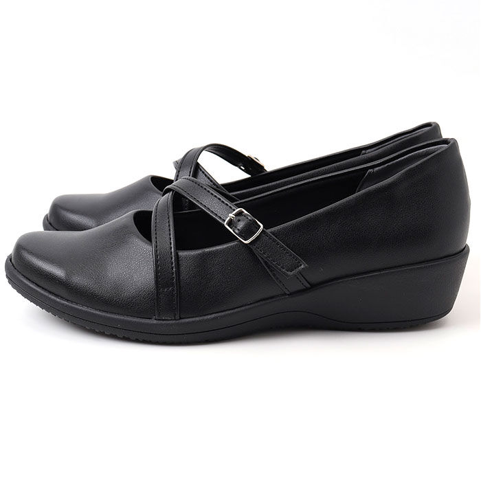 BACKYARD FAMILY「パンジー パンプス レディース 通販 甲ストラップ シューズ 靴 くつ 女性 婦人」|パンプス|