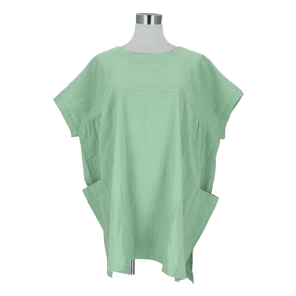 BACKYARD FAMILY「FABORI ファボリ かっぽう着 半袖 通販 割烹着 割ぽう着 半袖割烹着 エプロン」|その他|ブルー1