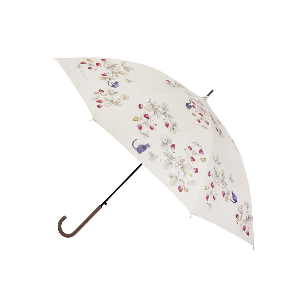 BACKYARD FAMILY「長傘 晴雨兼用 通販 晴雨兼用傘 晴雨兼用長傘 UVカット ジャンプ式 雨傘 晴れ雨兼用傘」|傘|ホワイト1