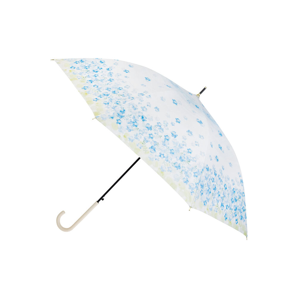 BACKYARD FAMILY「長傘 晴雨兼用 通販 晴雨兼用傘 晴雨兼用長傘 UVカット ジャンプ式 雨傘 晴れ雨兼用傘」|傘|ブルー1
