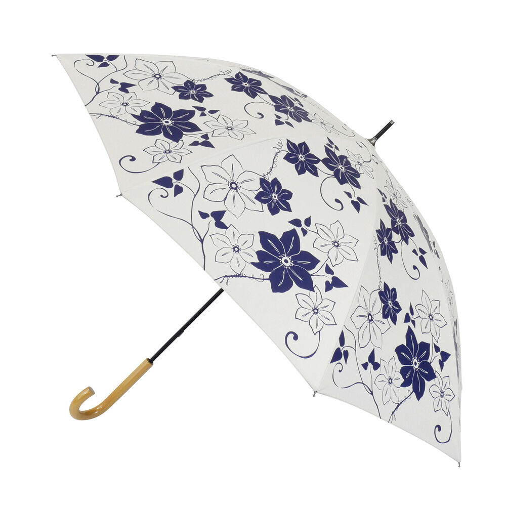 BACKYARD FAMILY「長傘 晴雨兼用 通販 晴雨兼用傘 晴雨兼用長傘 UVカット 雨傘 晴れ雨兼用傘 手開き 手動開閉」|傘|ブルー3