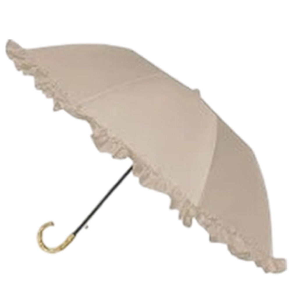 BACKYARD FAMILY「折りたたみ傘 晴雨兼用 通販 pink trick ピンクトリック 折りたたみ ワンタッチ」|傘|ベージュ1