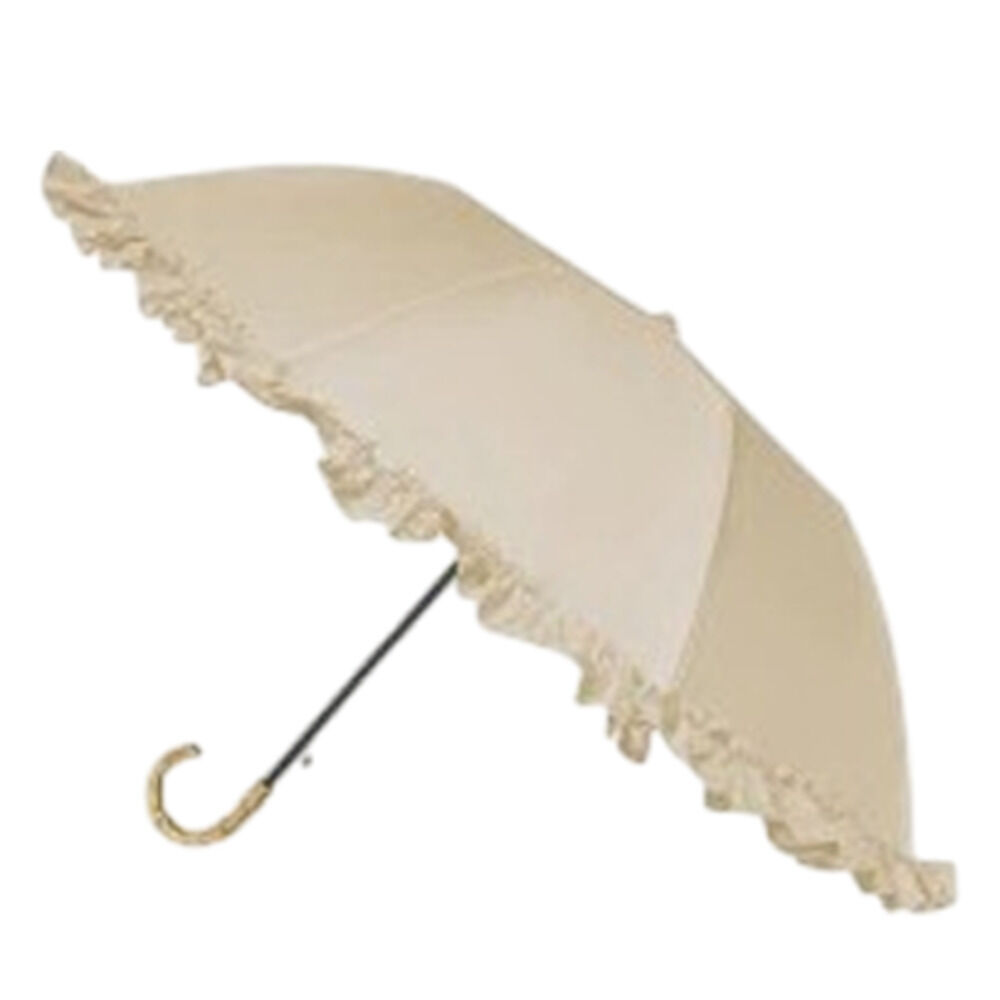 BACKYARD FAMILY「折りたたみ傘 晴雨兼用 通販 pink trick ピンクトリック 折りたたみ ワンタッチ」|傘|ベージュ2