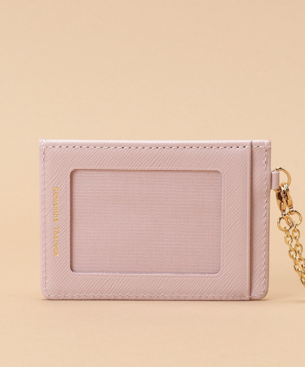 Samantha Thavasa「ラメレザービジュー パスケース」|定期入れ|