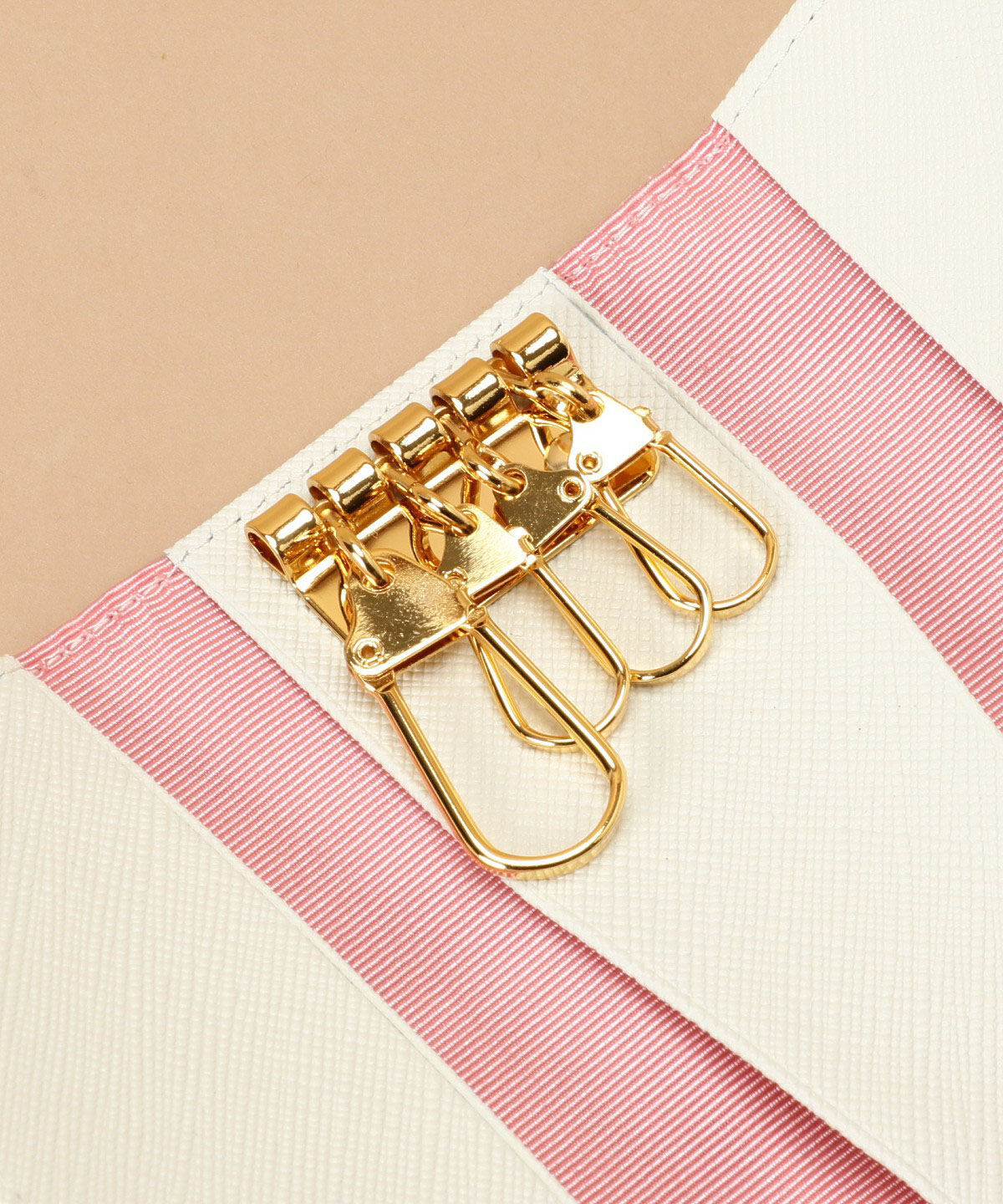 Samantha Thavasa「Pomme d'espoir ポムディスポワール バイカラーキーケース」|キーケース|