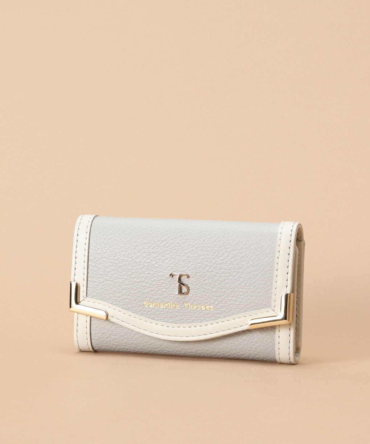 Samantha Thavasa「バイカラーエッジ キーケース」|キーケース|