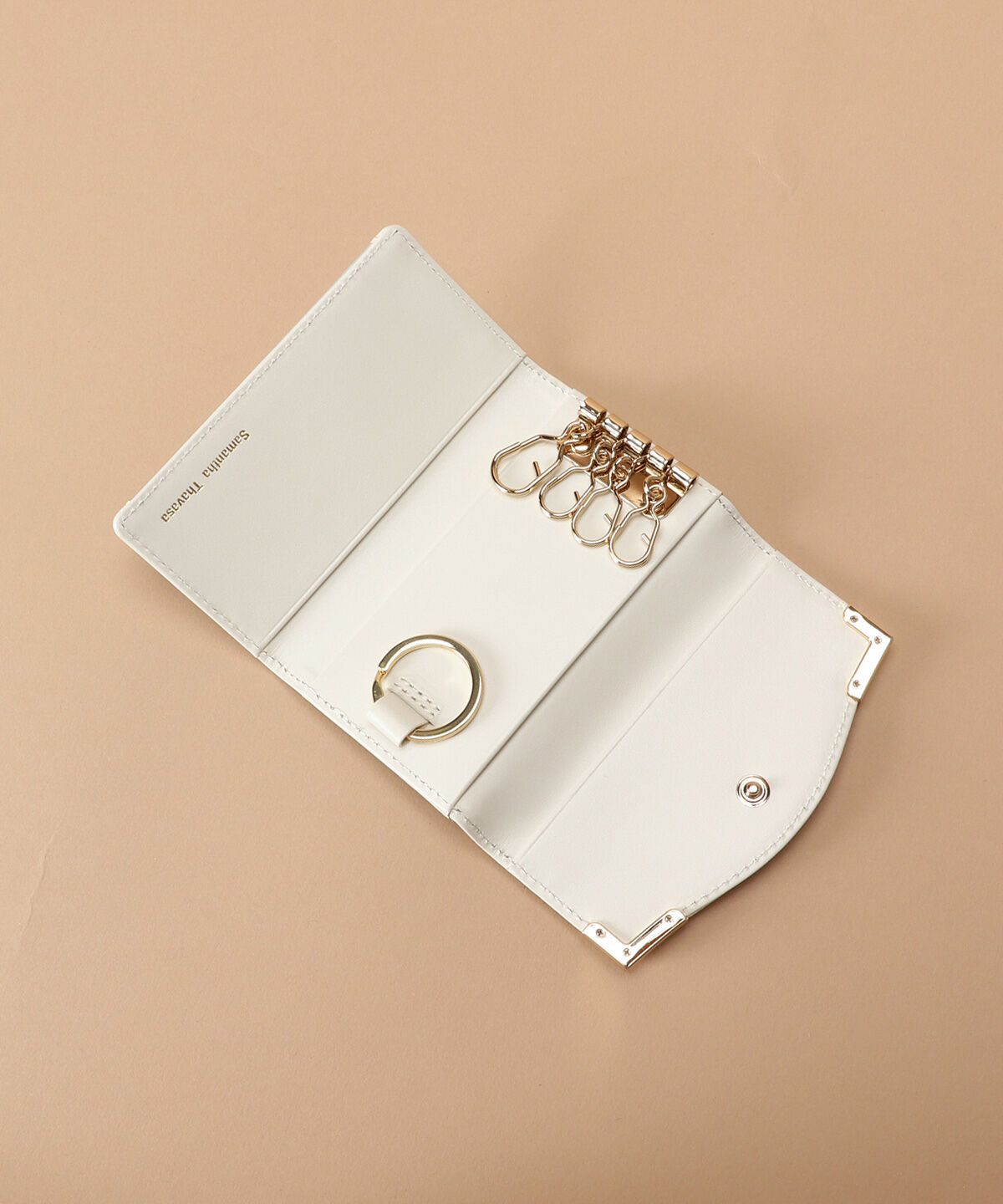 Samantha Thavasa「バイカラーエッジ キーケース」|キーケース|