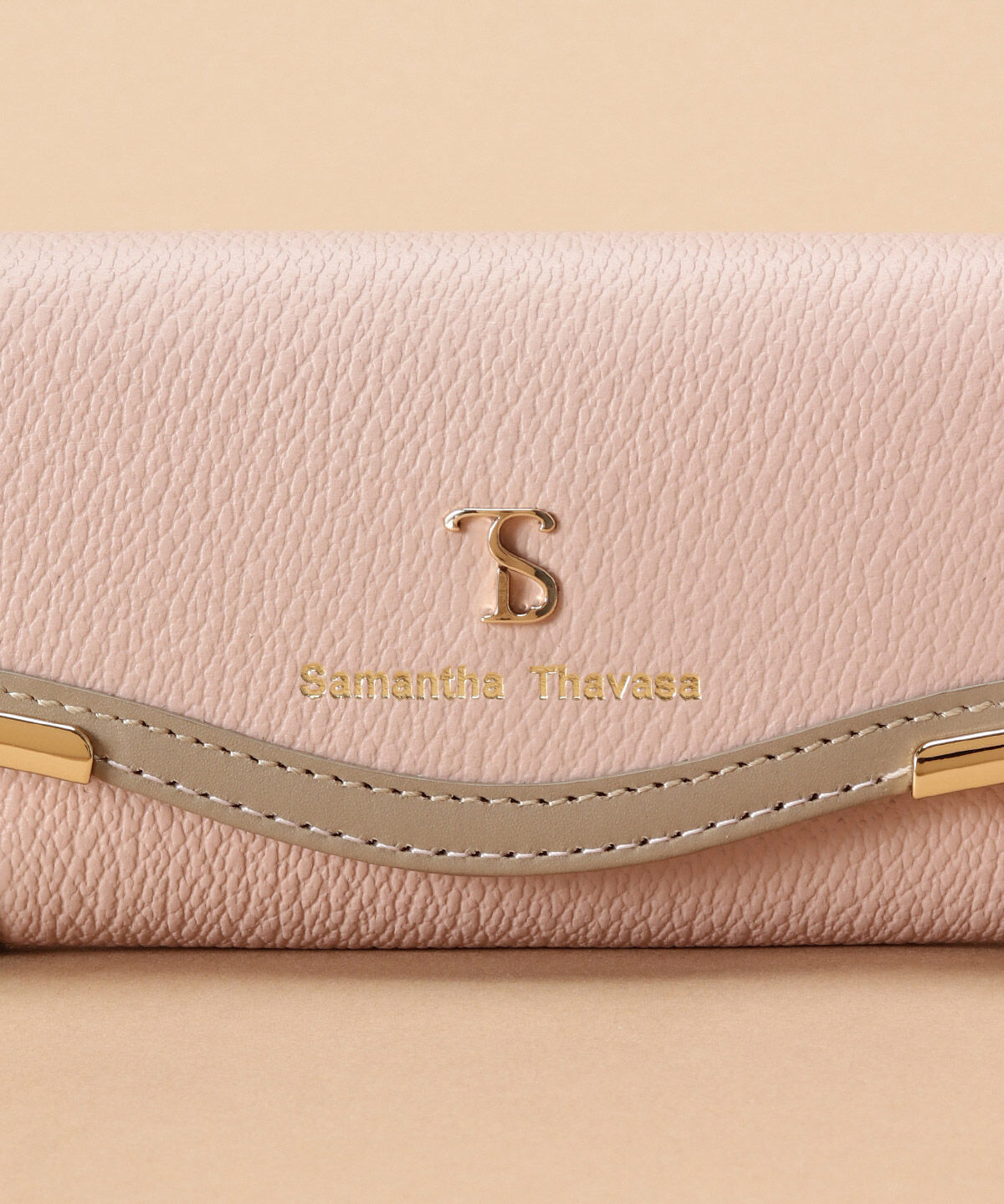 Samantha Thavasa「バイカラーエッジ キーケース」|キーケース|