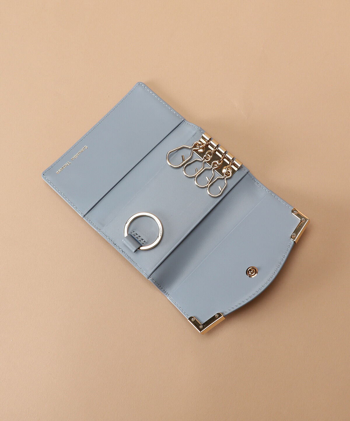 Samantha Thavasa「バイカラーエッジ キーケース」|キーケース|