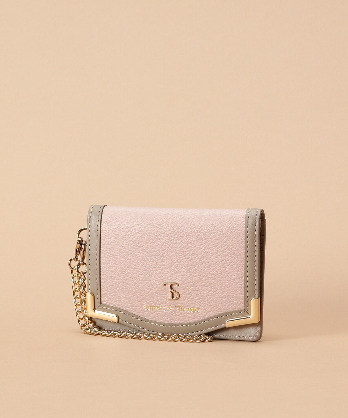 Samantha Thavasa「バイカラーエッジ パスケース」|定期入れ|