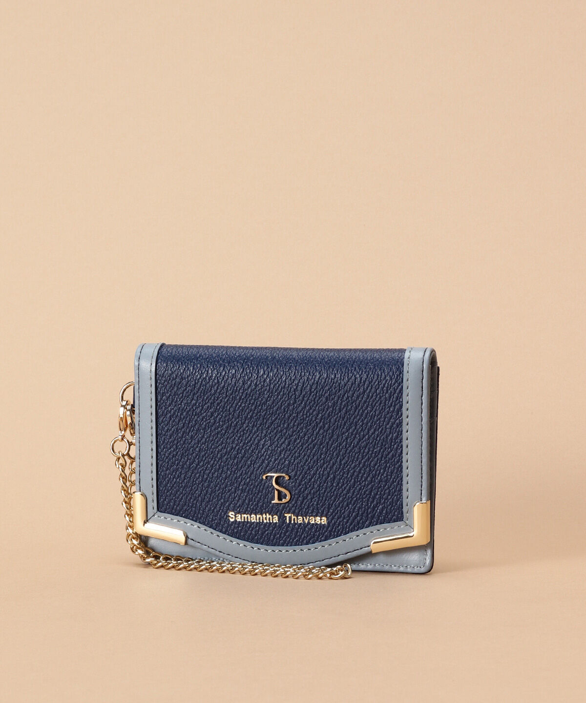 Samantha Thavasa「バイカラーエッジ パスケース」|定期入れ|