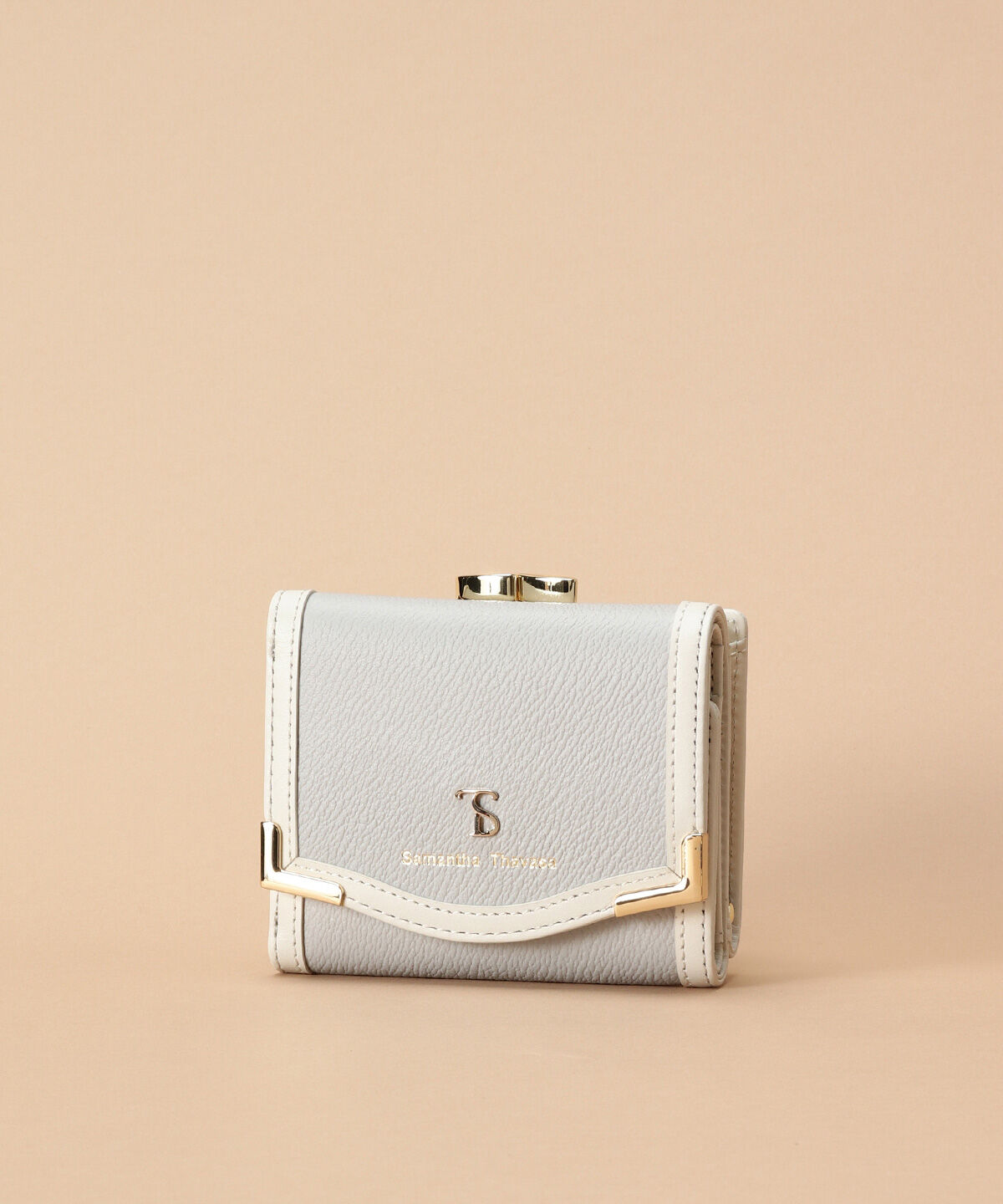 Samantha Thavasa「バイカラーエッジ 三つ折り財布」|財布|