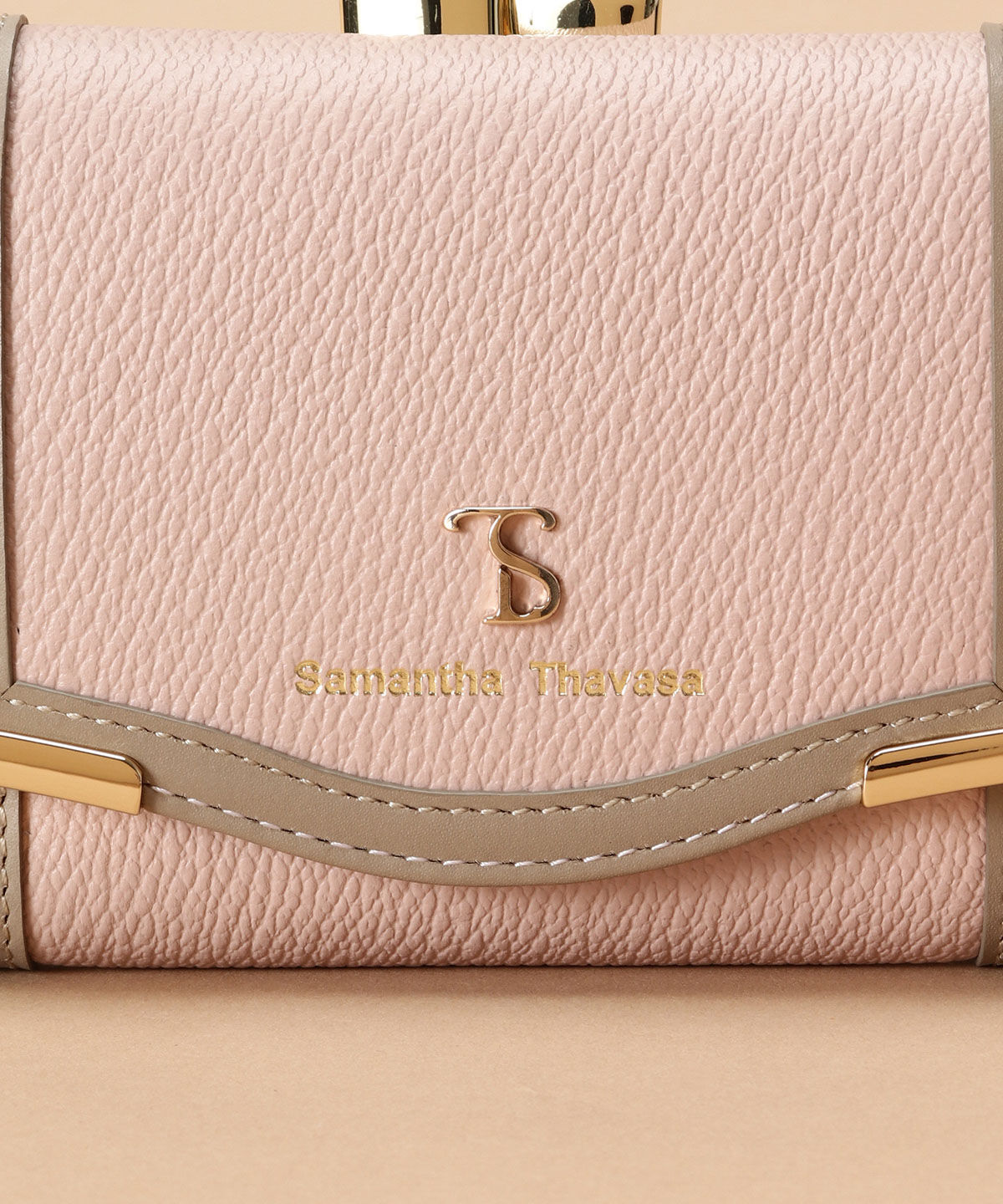 Samantha Thavasa「バイカラーエッジ 三つ折り財布」|財布|