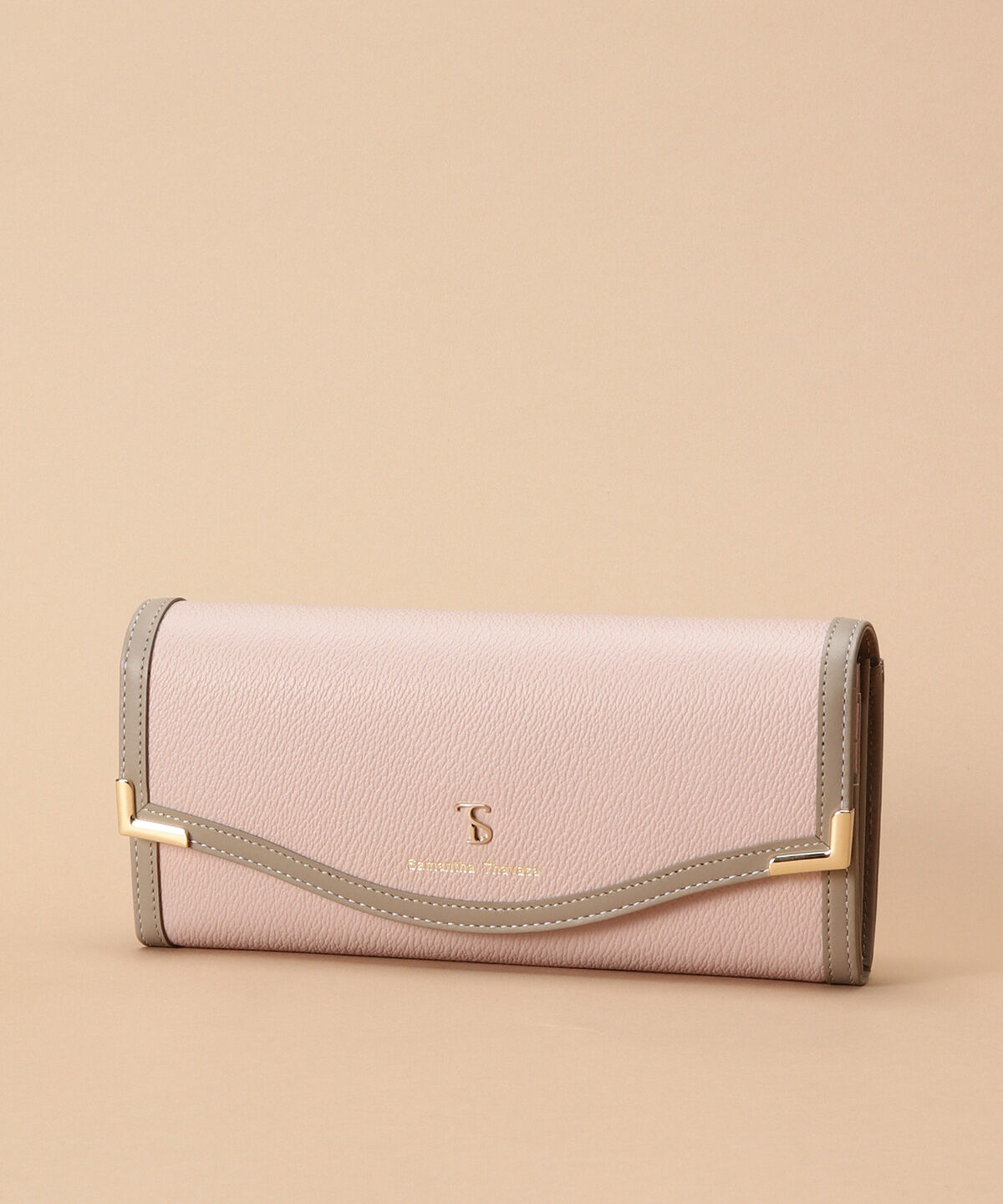 Samantha Thavasa「バイカラーエッジ 長財布」|財布|