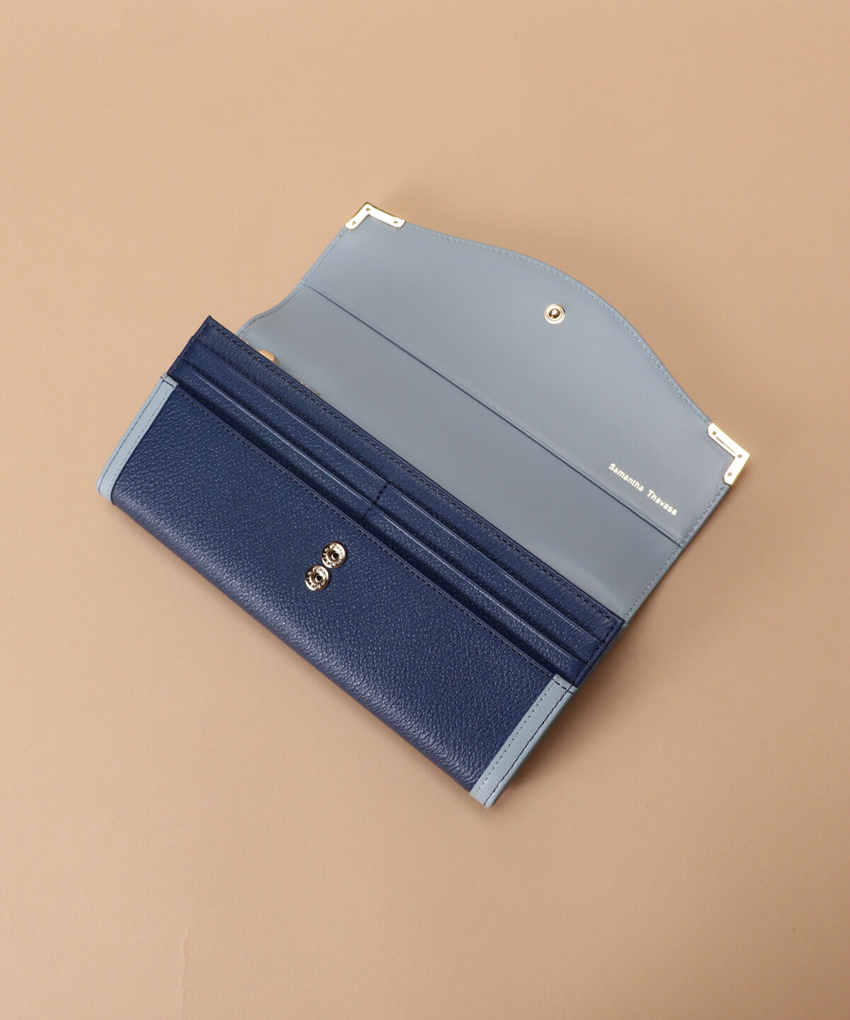 Samantha Thavasa「バイカラーエッジ 長財布」|財布|