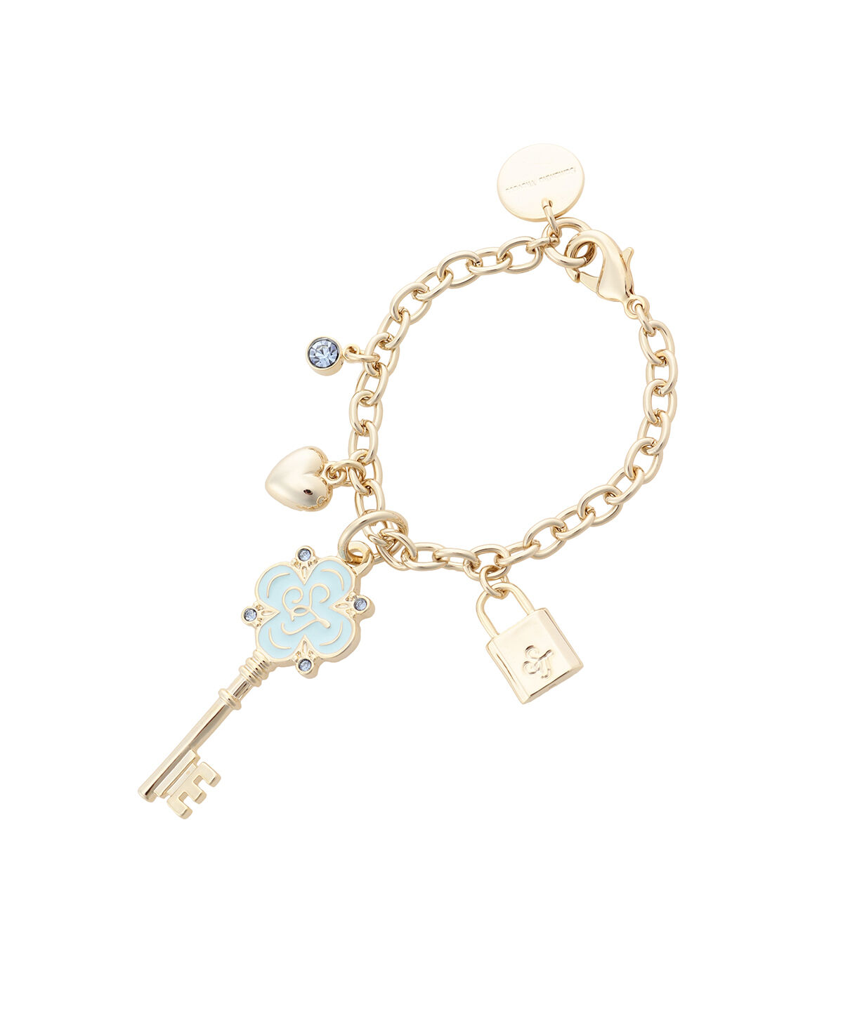 Samantha Thavasa「キーモチーフバッグチャーム」|チャーム・キーホルダー|ライトブルー