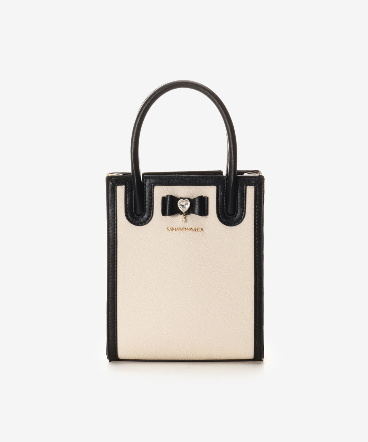 Samantha Vega「リボンスクエアショルダーバッグ」|ショルダー・メッセンジャー|オフホワイト