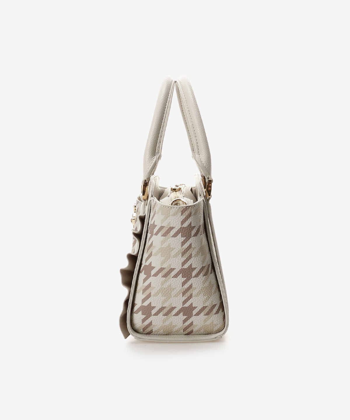 Samantha Vega「チェックビジューフリルハンドバッグ」|ハンドバッグ|