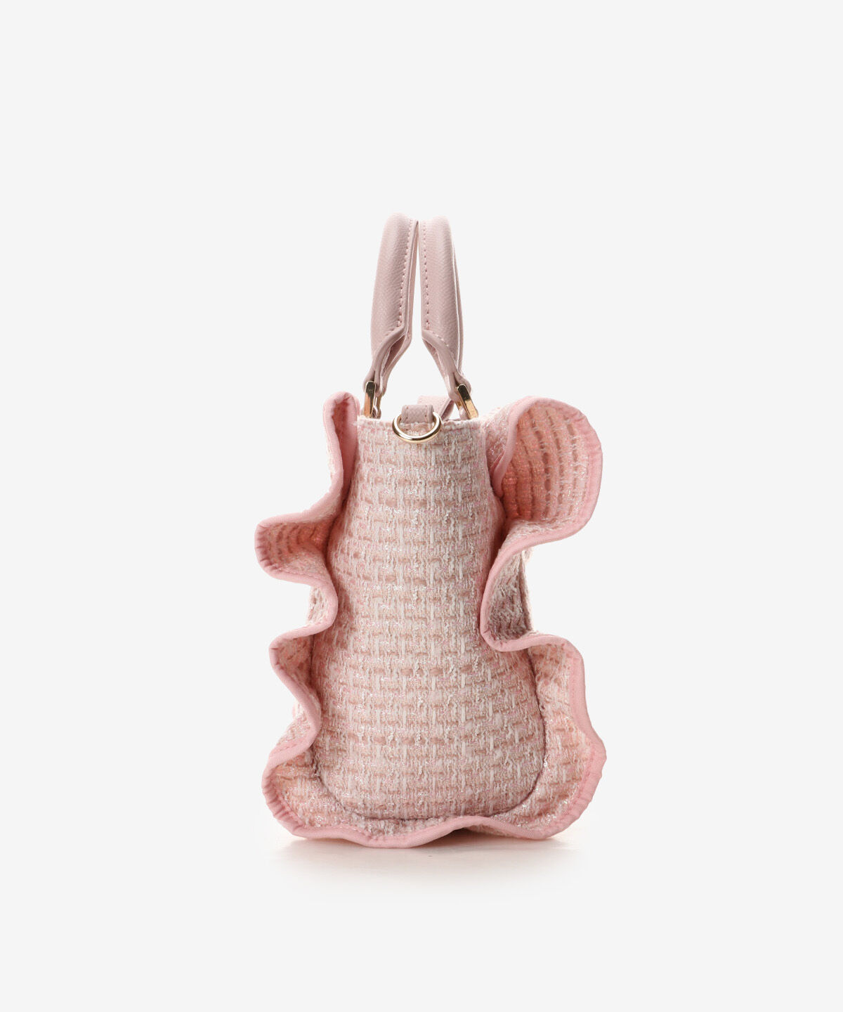 Samantha Vega「ツイードフリルハンドバッグ（小）」|ハンドバッグ|