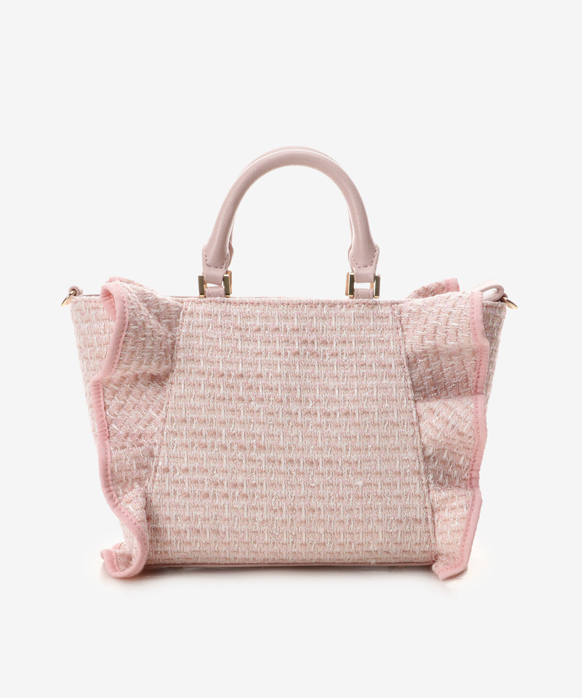 Samantha Vega「ツイードフリルハンドバッグ（小）」|ハンドバッグ|