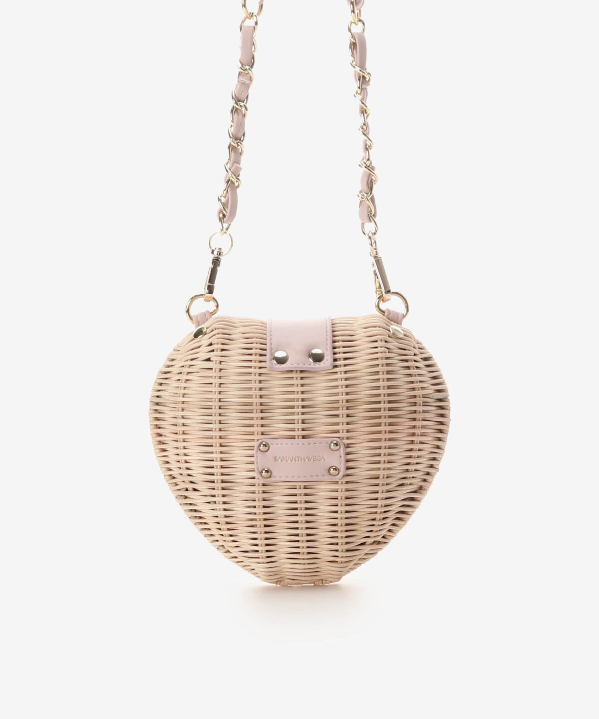 Samantha Vega「ジュエリーハート型ショルダーかごバッグ」|ショルダー・メッセンジャー|