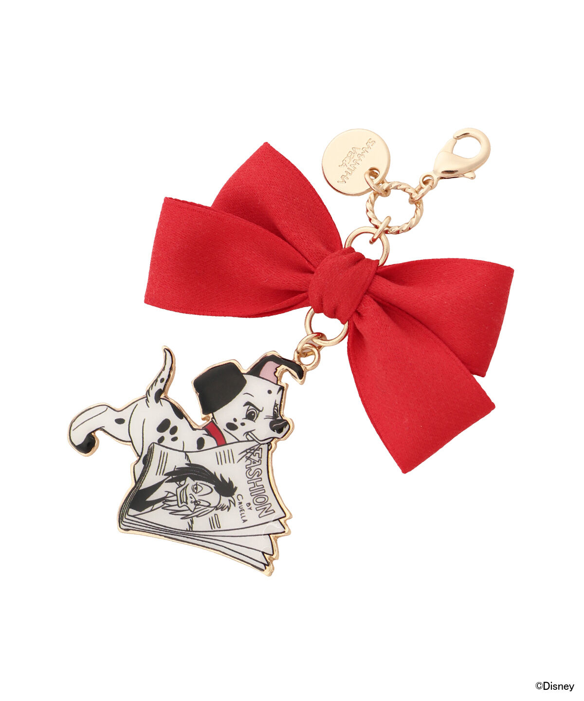 Samantha Vega「ディズニーヴィランズコレクション 「クルエラ」 バッグチャーム」|チャーム・キーホルダー|
