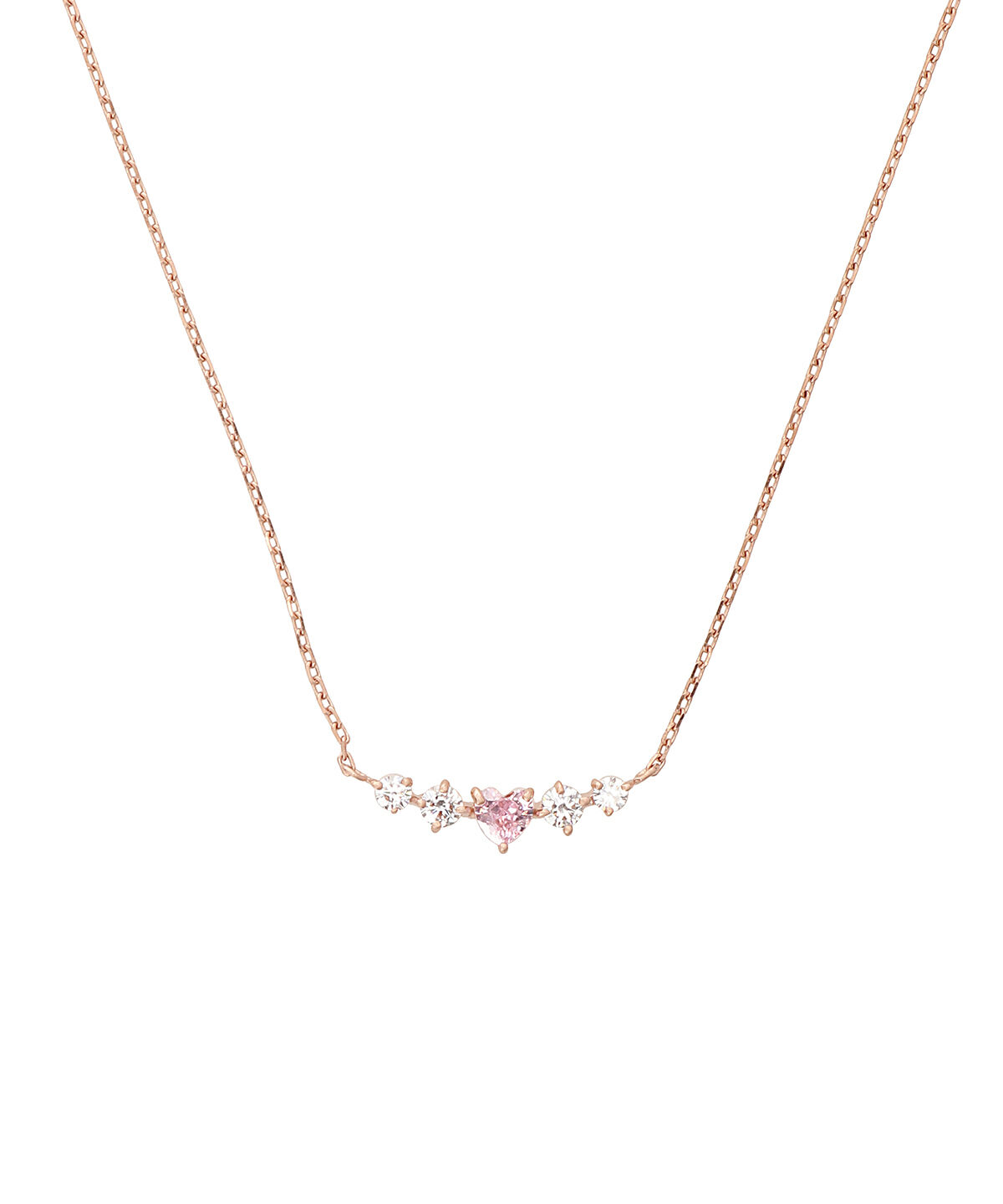 SAMANTHA SILVA「「オンライン限定」ハートストーンネックレス」|ネックレス|SILVER PGﾒｯｷ